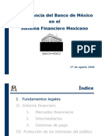 Importancia Banco Mexic Sistema Financiero