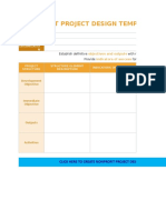 Nonprofit Project Design Template: Project Name Project Mgr. Organizatio N