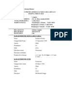 Form Isian Profil Keluarga Binaan