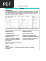 Download Lesson Plan on Water by Aaron Wallace SN42030091 doc pdf