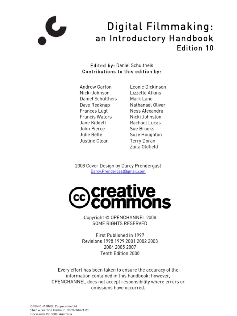Digital Filmmaking:: An Introductory Handbook | PDF | Filmmaking ...