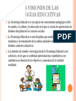 Nuevas Visiones de Las Tecnologías Educativas