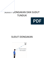 Sudut Donggakan Dan Sudut Tunduk