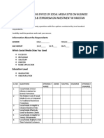 036 and 054 Questionare