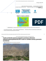 Erosión en Colombia Amenaza Gravemente Ecosistemas - Revista Ambiental Catorce 6