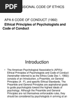 BPS Code of Ethics and Conduct | PDF | Career & Growth