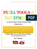 Pizza Tools & Equipments Catalog New PDF