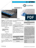 Prodrain 10: Description PRODRAIN 10 Is A Draining Membrane Warnings