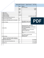 Kalapatti Project - Apartment - 24 Flats: Sno Description UOM Option 1