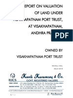 Approved Valuer Report on Land Valuation of VPT for the Period 2018 2023