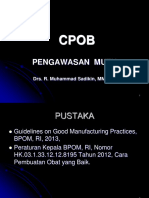 CPOB DAN PENGENDALIAN MUTU