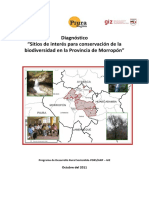 Diagnóstico Sitios de Interés para La Conservación-Prov. Morropón