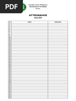 Attendance