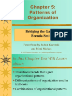 Patterns of Organization: Bridging The Gap, 8/e Brenda Smith