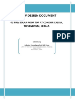 41kW solar roof design document