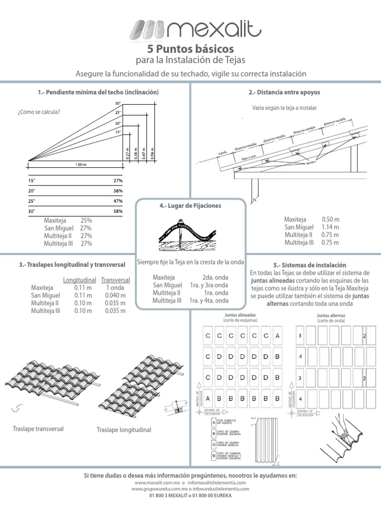 Manual para La Instalacion de Multitejas | PDF, image size:768x1024