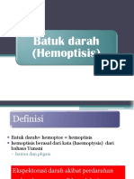 Askep Hemoptisis