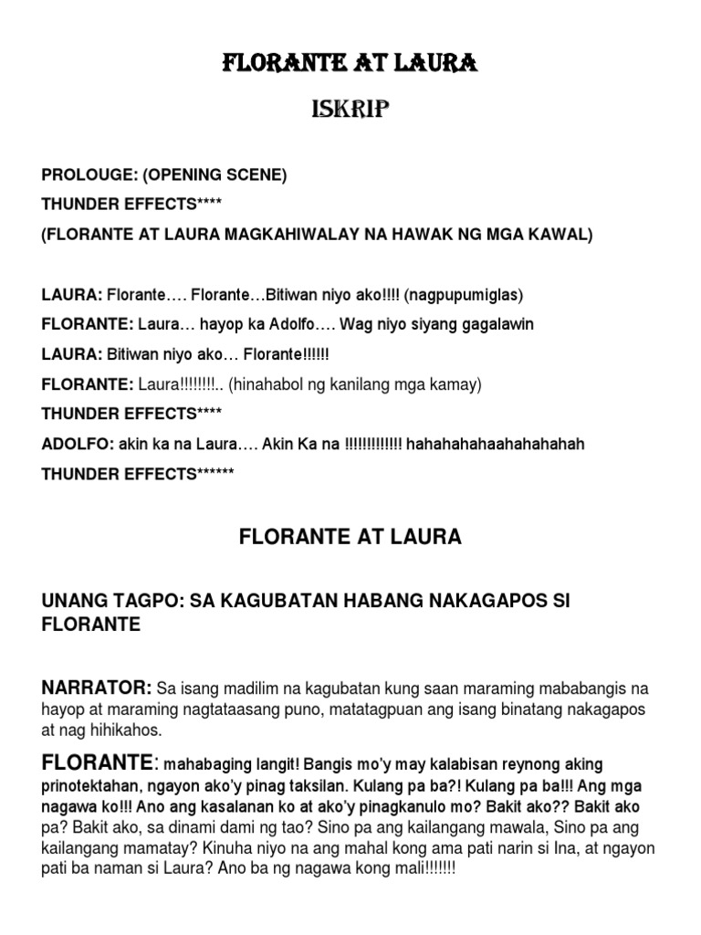 Florante at laura reflection english image