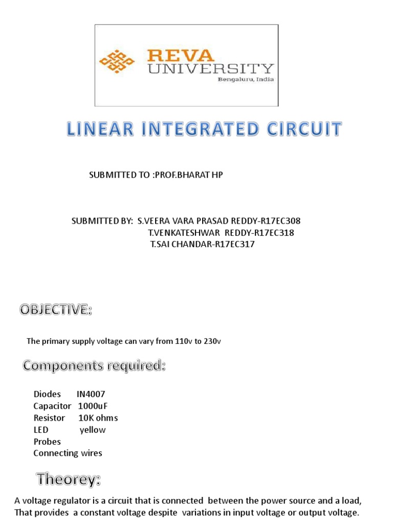 Voltage Regulator Circuit Design Guide | PDF | Computers | Technology ...