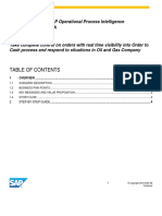 User Guide: Order To Cash With SAP Operational Process Intelligence Powered by SAP HANA