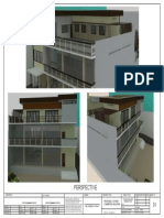 Perspective: Architect Project Title Sheet. # Owner Sheet Title Floor Plan and Perspective