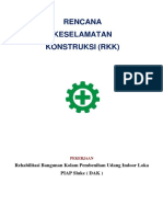 Rencana Keselamatan Konstruksi (RKK) : Rehabilitasi Bangunan Kolam Pembenihan Udang Indoor Loka PIAP Sluke (DAK)