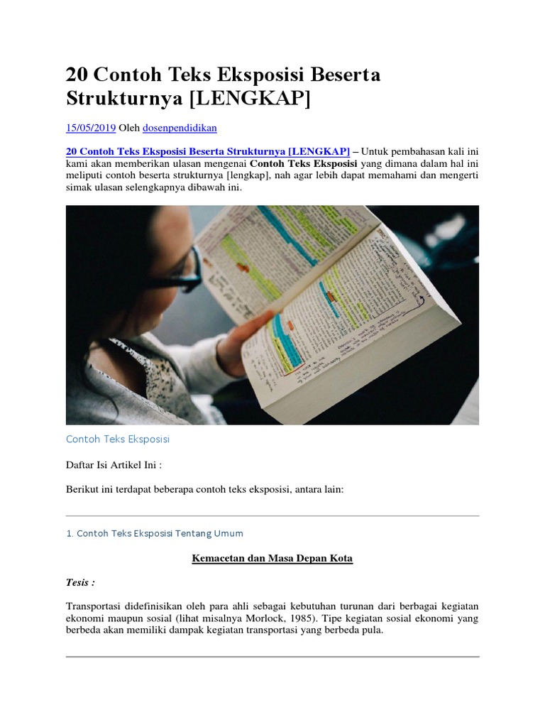 Contoh Paragraf Eksposisi Tentang Daur Ulang Sampah