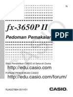 fx-3650P II: Pedoman Pemakaian