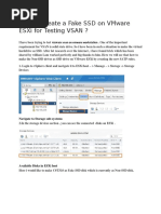 How To Create A Fake SSD On VMware ESXi For Testing VSAN PDF