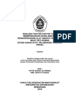 ANALISIS FAKTOR-FAKTOR YANG MEMPENGARUHI KESELAMATAN PENGOPERASIAN ALAT ANGKAT BONGKAR MUAT PETI KEMAS (Studi Kasus Di PT. Pelabuhan Tanjung Priok)