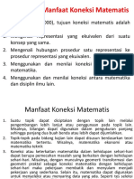 Tujuan Dan Manfaat Koneksi Matematis