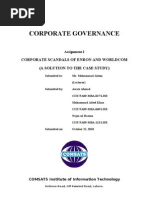 Download Enron amp WorldCom Case Study Solution by Awais Ahmad SN42032981 doc pdf