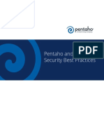 Pentaho and Tomcat Security Best Practices