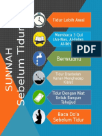 SUNNAH Sebelum Tidur