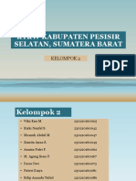 Implementasi RTRW Kabupaten Pesisir Selatan, Sumatera Barat