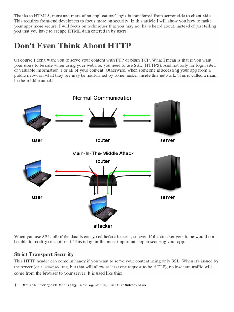 Essential Security Techniques for HTML5 Apps | PDF | Http Cookie ...