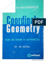 Coordinate Geometry by SK Goyal