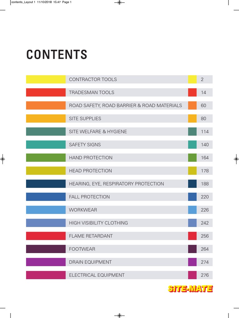 Site Mate Complete Brochure 2019 PDF | PDF | Hammer | Knife