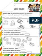 2º Ano - Números Pares e Ímpares