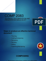 COMP 2083: Technical Documentation and Presentation Skills in Ict