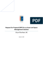Request For Proposal (RFP) For An Asset and Space Management Solution