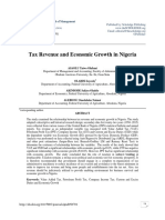 Tax Revenue and Economic Growth in Nigeria