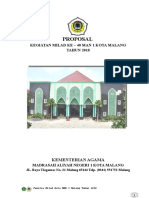 Dokumen Proposal Kegiatan Milad Ke-40 MAN 1 Kota Malang Tahun 2018