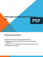 Penulisan Ukuran Sesuai Standar Iso