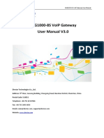 DAG1000-8S VoIP Gateway User Manual