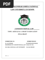 Right to Education Act Explained