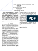 Energy Management of The Commercial Building Using Simulation Modelling