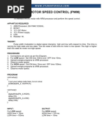 DC Motor Speed Control (PWM)