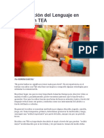 Estimulación Del Lenguaje en Niños Con TEA