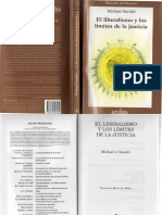 54308805f3109 Sandel Michael El Liberalismo y Los Limites de La Justicia Editorial Gedisa 2000